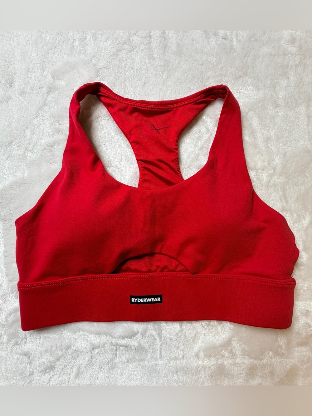 Ryderwear Vibrant Red Racerback Sports Bra, athleisure, gym,‎ activewear